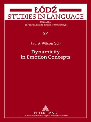 cover image of Dynamicity in Emotion Concepts